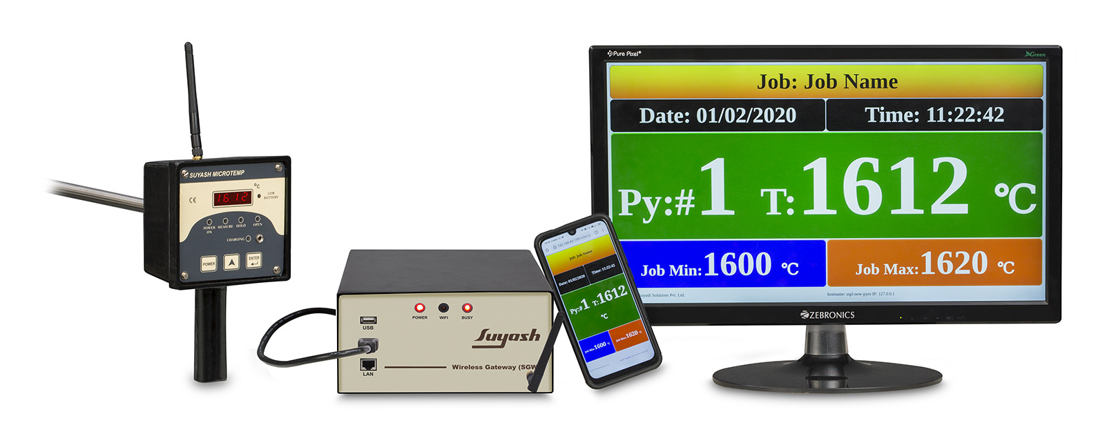 Portable Indicator With Wireless Display